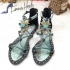 Ivy Kirzhner Flat Sandals snake 002